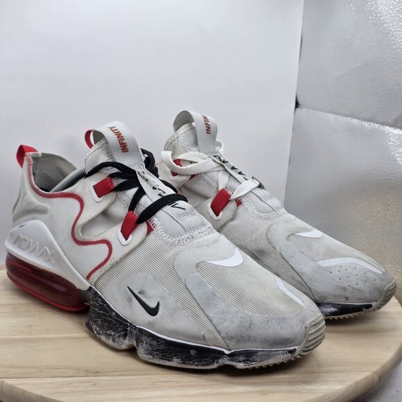 Nike Air Max 270 Infinity Size US 11 Sneaker Shoes- Red/white/Black - Picture 5 of 8